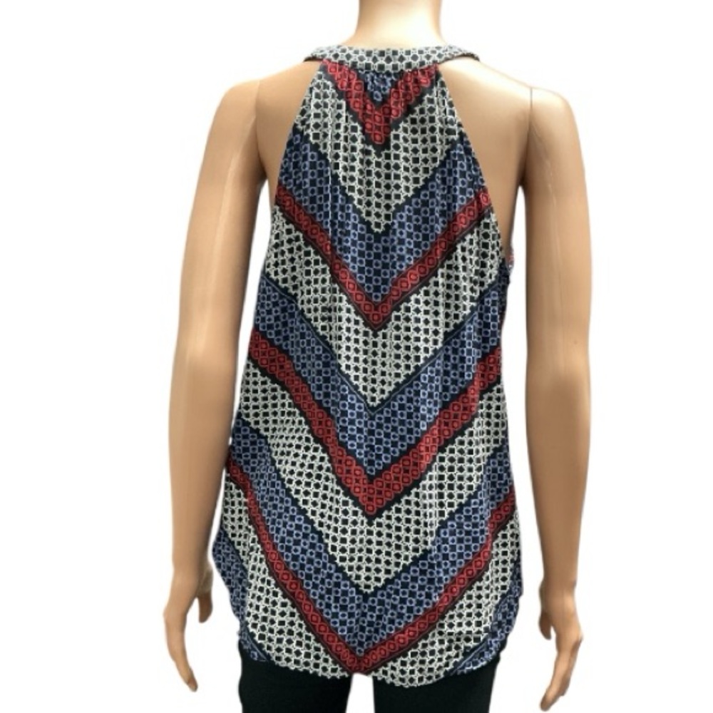 Banana Republic - EC - Women's Chevron Tank Top - Red, Blue, White - Picture 3 of 3
